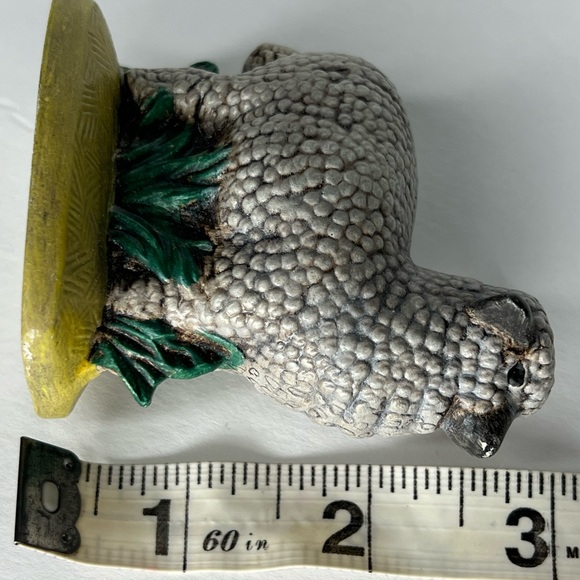 Vintage Hand Painted Byron Molds 1973 Ceramic Sheep In The Pasture Figurine - Picture 10 of 10